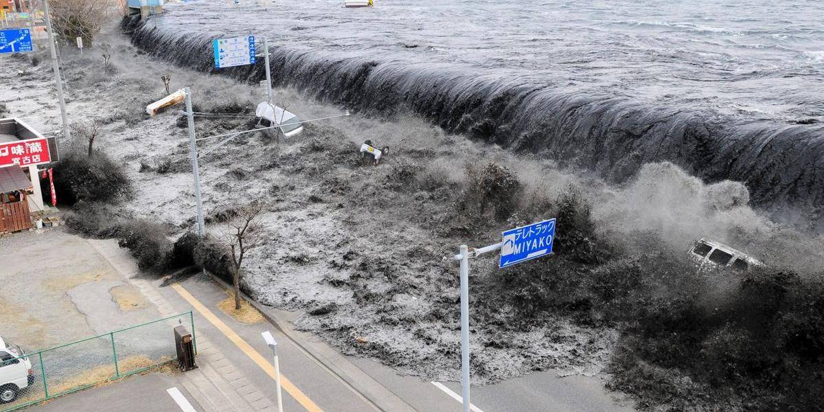 tsunami no Japão